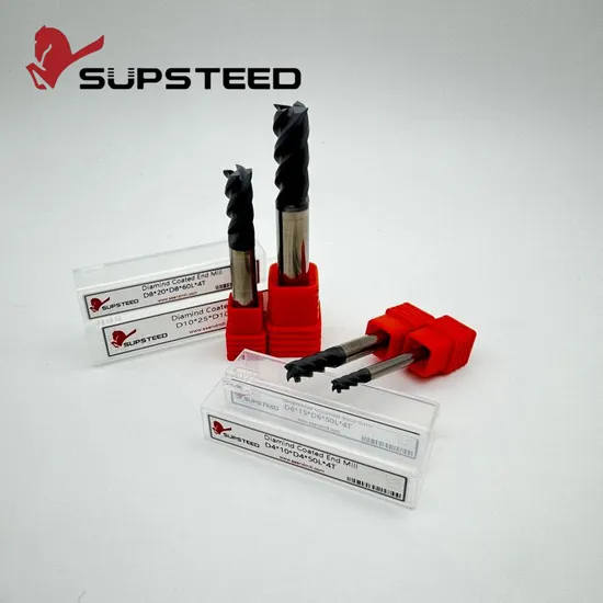 4 Flutes Diamond Hand Tool Machine Tool Milling Tool Carbide Tool Power Tool Metal Cutting Tool Woodworking Tool Cutting Tool CNC Tool